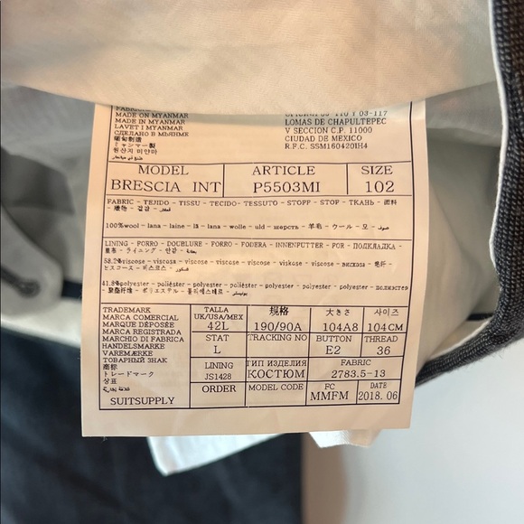 Suitsupply Charcoal Dress Suit - Picture 13 of 13